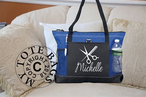 personalized hair stylist bags.